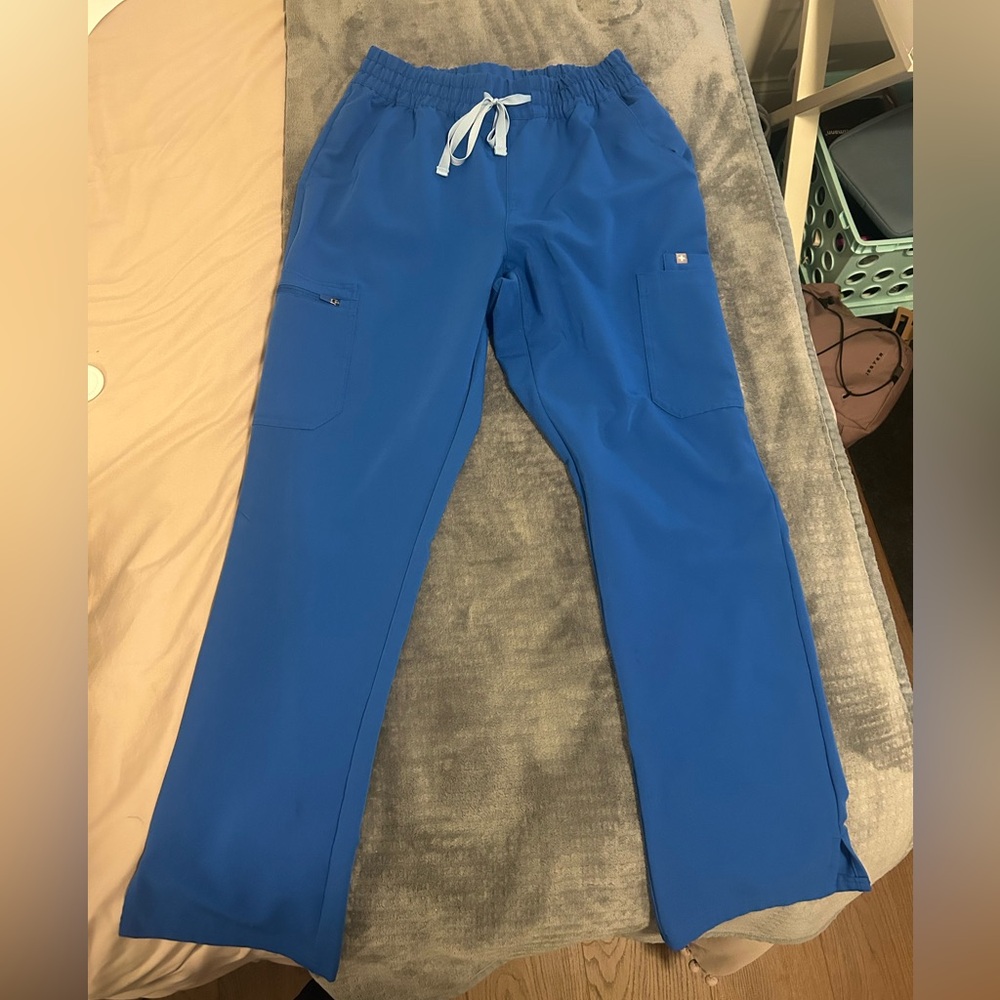 Figs Women's Vibrant Blue Cargo Pants